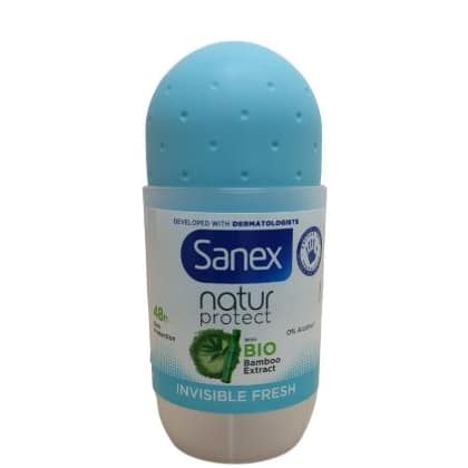 Sanex Deodorant Roller Natur Protect Invisible Fresh 50ml