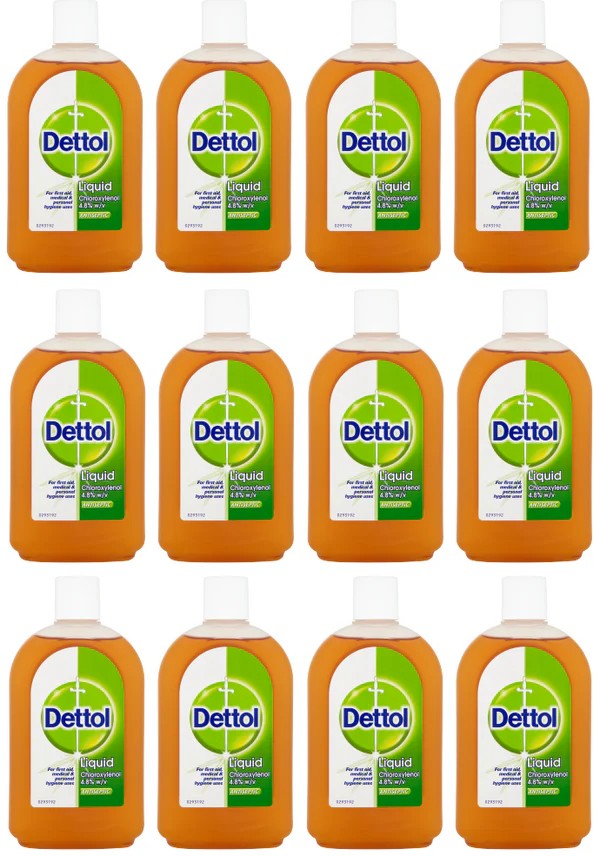 Dettol Antiseptic Ontsmettingsmiddel 12 x 500ml 