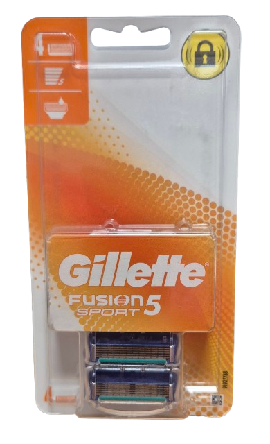 Gillette Fusion Sport Scheermesjes 4 Stuks (Blister)