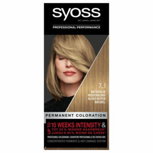 Syoss Haarverf 7-1 Natuurlijk Medium Blond