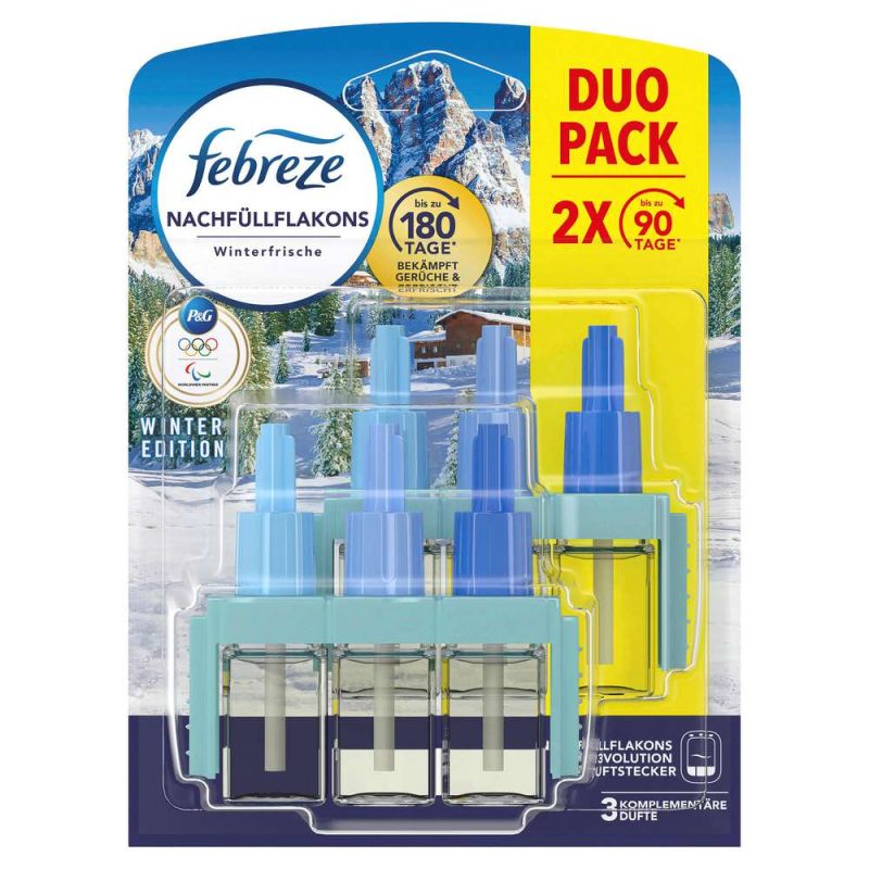 Febreze 3Volution Navulling Duo Winter Edition 2x20ml
