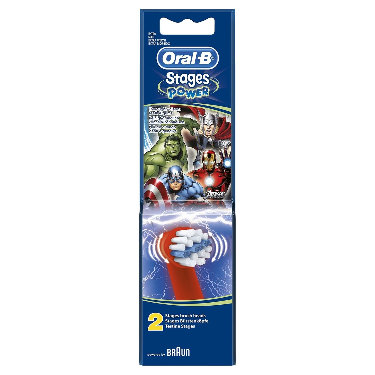 Oral-B Opzetborstel Stages Power Kids Advengers 
