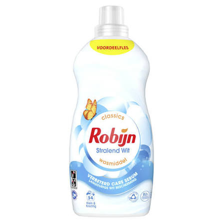 Robijn Klein & Krachtig Wasmiddel Stralend Wit 34 Wasbeurten