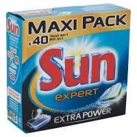 Sun Expert Extra Power vaatwastabletten All in One 40 stuks Sun Expert Extra Power vaatwastabletten All in One 40 stuks