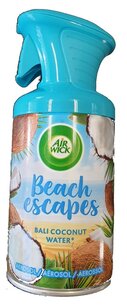 AirWick Aerosol Beach Escapes Luchtverfrisser Bali Coconut Water 250 ml AirWick Aerosol Beach Escapes Luchtverfrisser Bali Coconut Water 250 ml