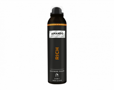 Amando Shower Foam Rich 200ml Amando Shower Foam Rich 200ml