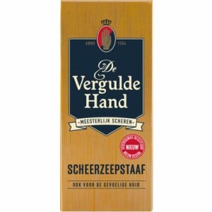 Vergulde Hand Scheerstaaf 75 gr. Vergulde Hand Scheerstaaf 75 gr.
