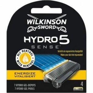 Wilkinson Hydro 5 Sense Energize 4 stuks Wilkinson Hydro 5 Sense Energize 4 stuks