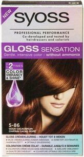 Syoss Haarverf Gloss Sensation 5-86 Goud Cacaobruin Syoss Haarverf Gloss Sensation 5-86 Goud Cacaobruin