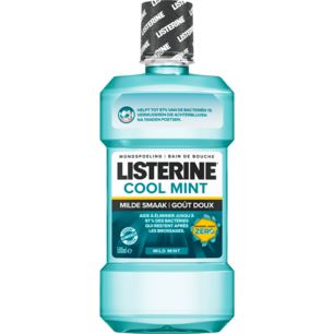 Listerine Mondspoeling Cool Mint Milde Smaak 500ml Listerine Mondspoeling Cool Mint Milde Smaak 500ml