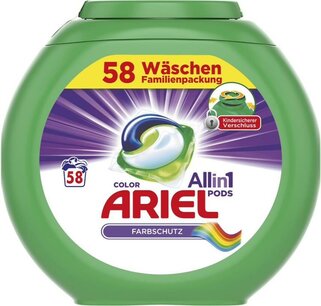 Ariel 3 in 1 Pods Color 58 Stuks Ariel 3 in 1 Pods Color 58 Stuks
