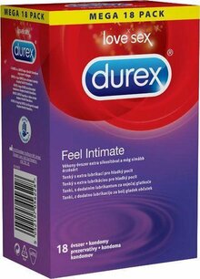 Durex Feel Intimate Condooms 18 Stuks Durex Feel Intimate Condooms 18 Stuks