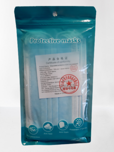 Ademhalings Masker / Mondkapjes 10 Stuks 3 Laags Blauw Ademhalings Masker / Mondkapjes 10 Stuks 3 Laags Blauw