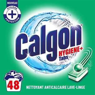 Calgon Anti-kalk Hygiëne plus voor de Wasmachine 48 tabs Calgon Anti-kalk Hygiëne plus voor de Wasmachine 48 tabs