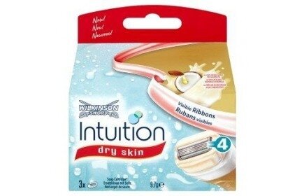 Wilkinson Intuition Dry Skin Scheermesjes 3 Stuks Wilkinson Intuition Dry Skin Scheermesjes 3 Stuks