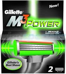 Gillette M3 power Scheermesjes 2 Stuks Gillette M3 power Scheermesjes 2 Stuks