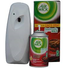 Airwick Freshmatic Touch of Luxery Kaneel & Knisperend Houtvuur 250 ml 