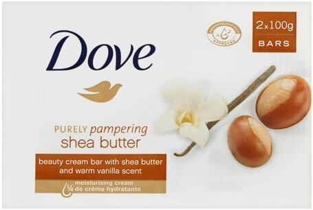 Dove Beauty Cream Bar Shea Butter 2x100 gram Dove Beauty Cream Bar Shea Butter 2x100 gram