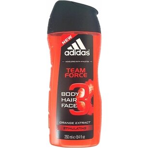 Adidas Douchegel Team Force 3 in 1 250 ml Adidas Douchegel Team Force 3 in 1 250 ml