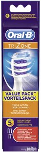 Oral-B Opzetborstels TriZone 5 Stuks Oral-B Opzetborstels TriZone 5 Stuks