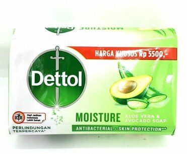 Dettol Zeep Antibacterieel Aloe vera & Advocado 100 gram Dettol Zeep Antibacterieel Aloe vera & Advocado 100 gram