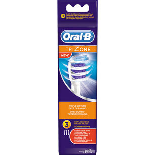 Oral-B Opzetborstels TriZone 3 Stuks Oral-B Opzetborstels TriZone 3 Stuks