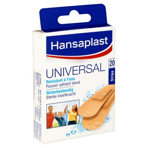 Hansaplast Pleisters Universal 20 Strips Hansaplast Pleisters Universal 20 Strips