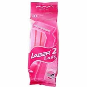 Laser 2 Wegwerpmesjes Lady 10 Stuks Laser 2 Wegwerpmesjes Lady 10 Stuks