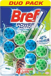 Bref Power Aktive Toiletblok Pine Forest 4 in 1 (2 Stuks) Bref Power Aktive Toiletblok Pine Forest 4 in 1 (2 Stuks)