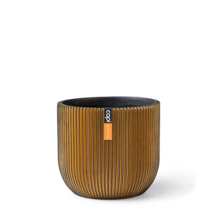 Capi Bloempot bol Groove 14x13 - Goud Bloempot voor binnen - GVGB132 Capi Bloempot bol Groove 14x13 - Goud Bloempot voor binnen - GVGB132