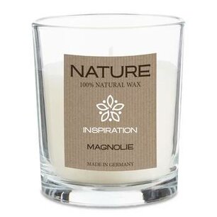 NATURE Geurkaars in Glas Magnolia 100% natuurlijke WAX NATURE Geurkaars in Glas Magnolia 100% natuurlijke WAX
