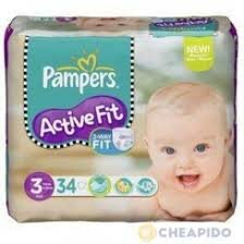 Pampers Active Fit Premium Protection Luiers Maat 3 Midi (4-9 kg) 34 Stuks Pampers Active Fit Premium Protection Luiers Maat 3 Midi (4-9 kg) 34 Stuks