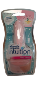 Wilkinson Intuition Shea Butter Houder + 2Mesjes Wilkinson Intuition Shea Butter Houder + 2Mesjes
