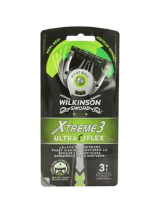 Wilkinson Sword Xtreme3 Ultraflex Wegwerpmesjes 3 Stuks Wilkinson Sword Xtreme3 Ultraflex Wegwerpmesjes 3 Stuks