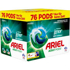 Ariel All in One Pods + Touch of Lenor Unstoppables 76 Stuks Ariel All in One Pods + Touch of Lenor Unstoppables 76 Stuks