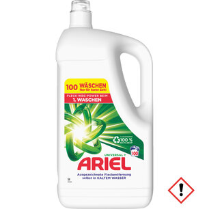 Ariel Vloeibaar Wasmiddel Universeel 100 Wasbeurten Ariel Vloeibaar Wasmiddel Universeel 100 Wasbeurten