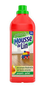 Mousse de Lin Parket reiniger met Lijnolie 1 liter Mousse de Lin Parket reiniger met Lijnolie 1 liter