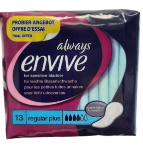 Always Envive Inlegkruisje Regular Plus 13 Stuks Always Envive Inlegkruisje Regular Plus 13 Stuks