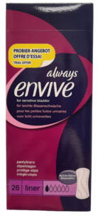 Always Envive Inlegkruisje Liner 26 Stuks Always Envive Inlegkruisje Liner 26 Stuks