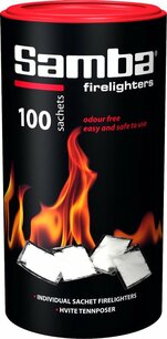 Samba Aanmaakzakjes paraffine Openhaard 100 Stuks in Koker