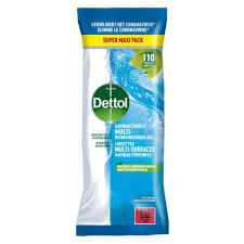 Dettol Antibacteriële Reinigingsdoekjes Ocean 110 Stuks 