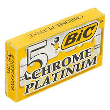 BIC Chrome Platinum Double Edge Scheermesjes 5 Stuks