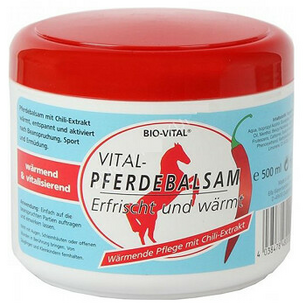 Bio-Vital Paardenbalsem Chili Crème 500ml (Pferdebalsam)