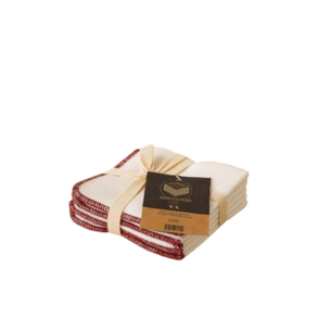 Vaatdoeken Rood 6 Stuks 25x25cm 