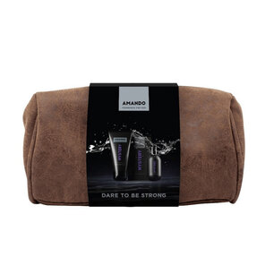 Amando Cadeauset Aftershave-Douchegel Mystery met Toilettas