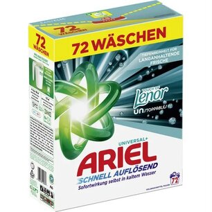 Ariel Waspoeder Touch of Lenor Unstoppables 72 Wasbeurten 