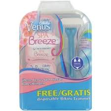 Gillette Venus Breeze Spa Bikini Trimmer + 4 Mesjes Gillette Venus Breeze Spa Bikini Trimmer + 4 Mesjes