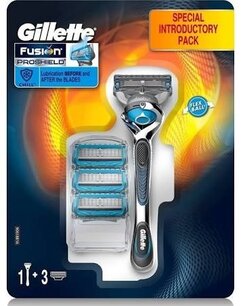 Gillette Fusion Proshield Flexball Scheersysteem + 4 mesjes Gillette Fusion Proshield Flexball Scheersysteem + 4 mesjes