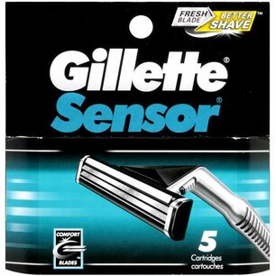 Gillette Sensor scheermesjes (5st.) Gillette Sensor scheermesjes (5st.)