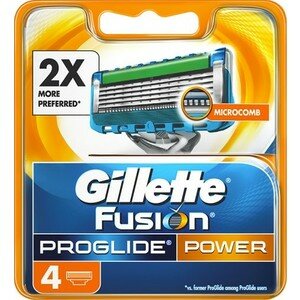 Gillette Fusion Proglide Power scheermesjes 4 Stuks Gillette Fusion Proglide Power scheermesjes 4 Stuks